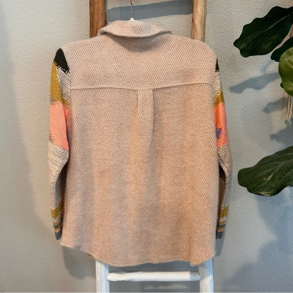 Vici Multicolor Button-Up Cardigan - Picture 3 of 4